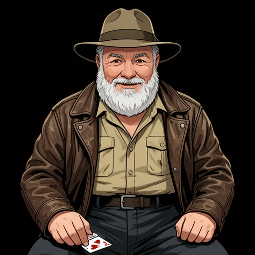 Ernest Hemingway — AI poker opponent