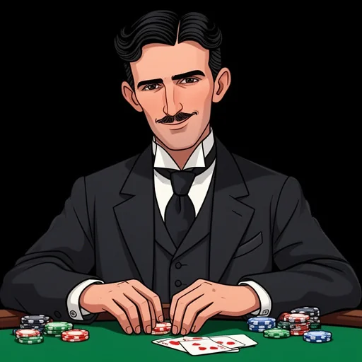 Nikola Tesla — AI poker opponent